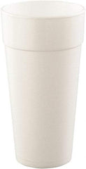 DART - Drink Foam Cups, Hot/Cold, 24 oz, 25/Bag, 20 Bags/Carton - White - USA Tool & Supply