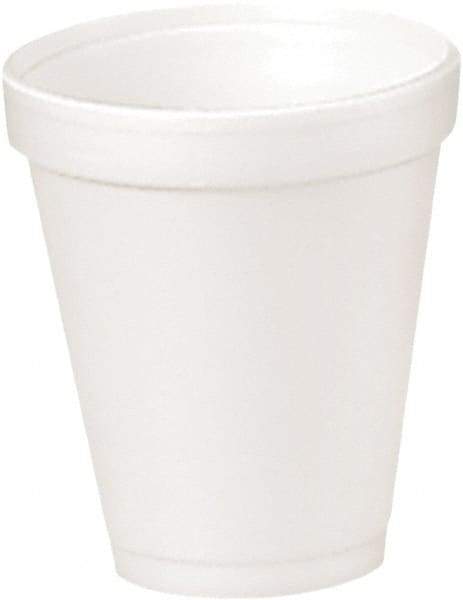 DART - Foam Drink Cups, 4 oz, 25/Bag, 40 Bags/Carton - White - USA Tool & Supply