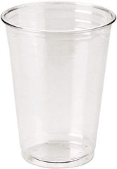 Dixie - Clear Plastic PETE Cups, Cold, 10 oz, WiseSize, 25/Pack, 20 Packs/Carton - Clear - USA Tool & Supply