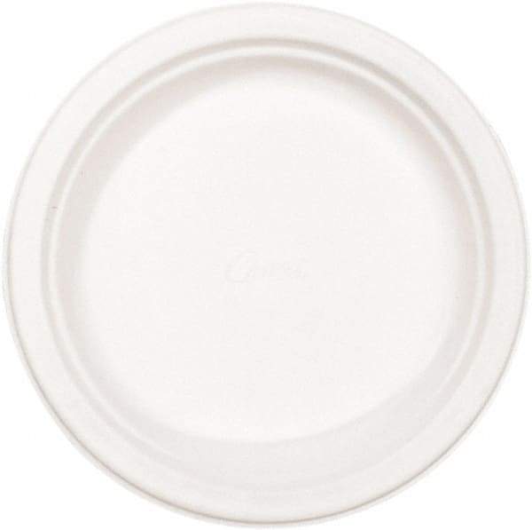 Chinet - Paper Dinnerware, Plate, 8 3/4" dia, 500/Carton - White - USA Tool & Supply