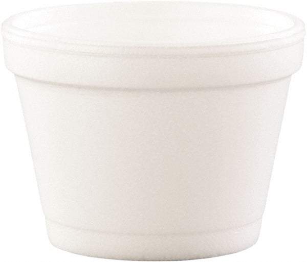 DART - Bowl Containers, Foam, 4 oz, 1000/Carton - White - USA Tool & Supply