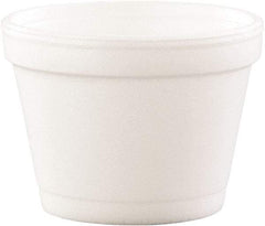 DART - Bowl Containers, Foam, 4 oz, 1000/Carton - White - USA Tool & Supply