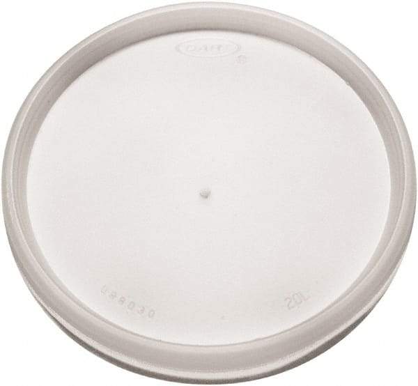 DART - Plastic Lids, for 8, 12, 16 oz Hot/Cold Foam Cups, Vented, 1000/Carton - Translucent - USA Tool & Supply