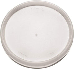 DART - Plastic Lids, for 8, 12, 16 oz Hot/Cold Foam Cups, Vented, 1000/Carton - Translucent - USA Tool & Supply