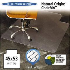 ES Robbins - 53" Long x 45" Wide, Chair Mat - Rectangular, Straight Edge Style - USA Tool & Supply