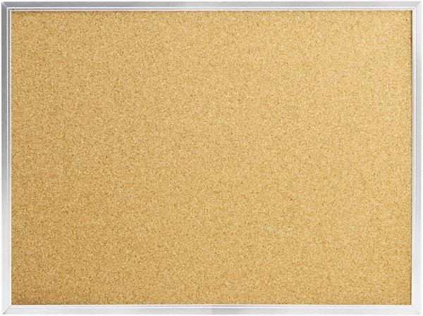 Mead - 24" Wide x 18" High Open Cork Bulletin Board - Natural (Color) - USA Tool & Supply