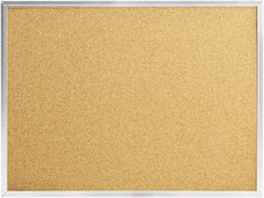Mead - 24" Wide x 18" High Open Cork Bulletin Board - Natural (Color) - USA Tool & Supply