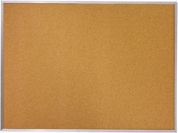 Mead - 36" Wide x 24" High Open Cork Bulletin Board - Natural (Color) - USA Tool & Supply