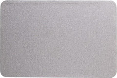 Quartet - 36" Wide x 24" High Cork Bulletin Board - Fabric, Gray - USA Tool & Supply