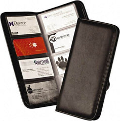 Samsill - 160 Business Card Book - 2 x 3-1/2" - USA Tool & Supply
