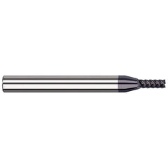 Square End Mill: 0.0551'' Dia, 0.1575'' LOC, 7 Flutes, Solid Carbide Single End, AlTiN Finish, 41 ° Variable Helix, RH Cut, RH Flute