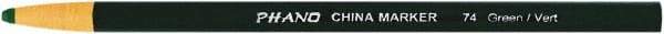 DIXON - Green China Marker - Soft Crayon Tip, Wax - USA Tool & Supply