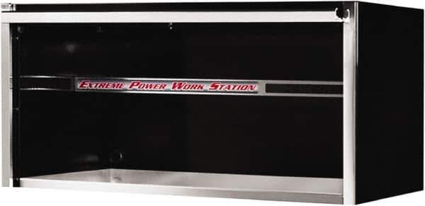 EXTREME TOOLS - Tool Storage Workstation - 55" Wide x 30" Deep x 26-3/8" High, 11 Gauge Steel, Black - USA Tool & Supply
