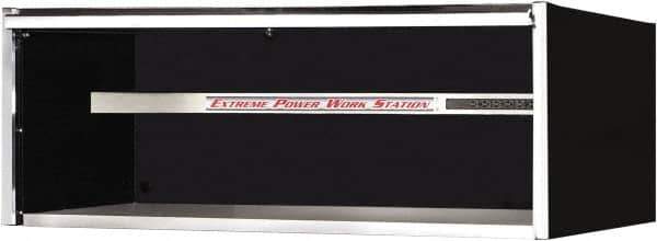 EXTREME TOOLS - Tool Storage Workstation - 72" Wide x 30" Deep x 26-3/8" High, 11 Gauge Steel, Black - USA Tool & Supply