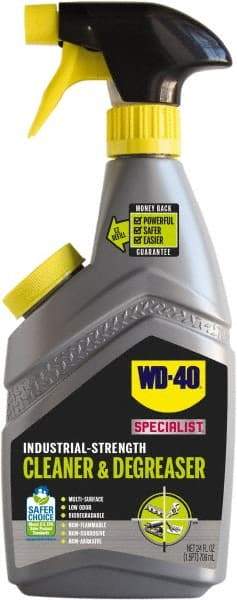 WD-40 Specialist - 24 oz Bottle Cleaner/Degreaser - Liquid, Biodegradable, Pleasant - USA Tool & Supply
