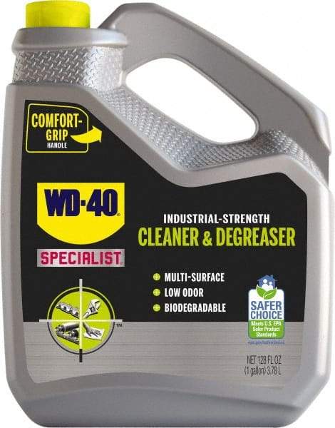 WD-40 Specialist - 1 Gal Bottle Cleaner/Degreaser - Liquid, Biodegradable, Pleasant - USA Tool & Supply
