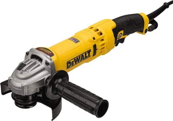 DeWALT - 4-1/2 & 5" Wheel Diam, 11,000 RPM, Corded Angle & Disc Grinder - 5/8-11 Spindle - USA Tool & Supply