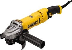 DeWALT - 4-1/2 & 5" Wheel Diam, 11,000 RPM, Corded Angle & Disc Grinder - 5/8-11 Spindle - USA Tool & Supply