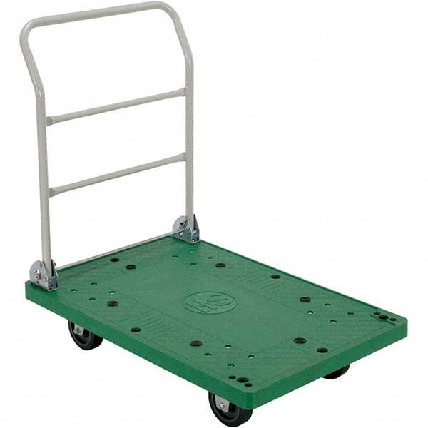 Vestil - 500 Lb Capacity Plastic/Steel Platform Truck - 24" OAW - USA Tool & Supply