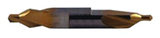 #8 x 3-1/2 OAL 60° HSS Combined Drill & Countersink-TiN Coated - USA Tool & Supply