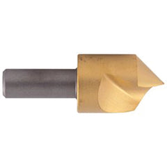 1/2 × 60D HSS 6FL 3/8 SK C/SINK-TIN - USA Tool & Supply
