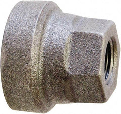Made in USA - Size 2-1/2 x 2", Class 125, Cast Iron Black Pipe Reducing Coupling - 175 psi, FPT End Connection - USA Tool & Supply