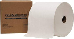 PRO-SOURCE - Dry Shop Towel/Industrial Wipes - Jumbo Roll, 12" x 12" Sheet Size, White - USA Tool & Supply