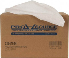 PRO-SOURCE - Dry Clean Room/Lab/Critical Task Wipes - Double Sided Box, 17" x 12" Sheet Size, White - USA Tool & Supply