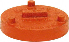 Made in USA - Size 2-1/2", Class 3,000, Steel Black Pipe Cap - 3,000 psi, Socket Weld End Connection - USA Tool & Supply