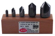 82 DEG 3FL 5PC CENTER REAMER SET CO - USA Tool & Supply