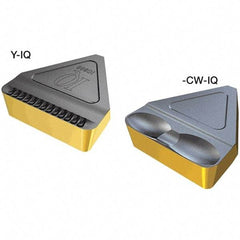 Iscar - 2020TIGER Grade IC808, 19.99mm Cutting Width Carbide Grooving Insert - Neutral, 2.01mm Corner Radius, TiAlN/AlTiN/TiN Finish - USA Tool & Supply