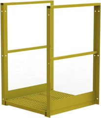 TRI-ARC - 44" Bridge Span - Crossover, 1,000 Lb Capacity, 44" Platform Height, 30" Base Width x 30" Base Depth, Perforated Tread - USA Tool & Supply
