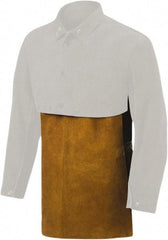 Steiner - Size 24 x 22, 22" Long, Detachable Bib - Leather, Brown - USA Tool & Supply