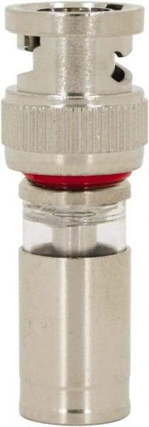 Ideal - Straight, BNC Compression Coaxial Connector - Compatible with RG59, Brass Body - USA Tool & Supply