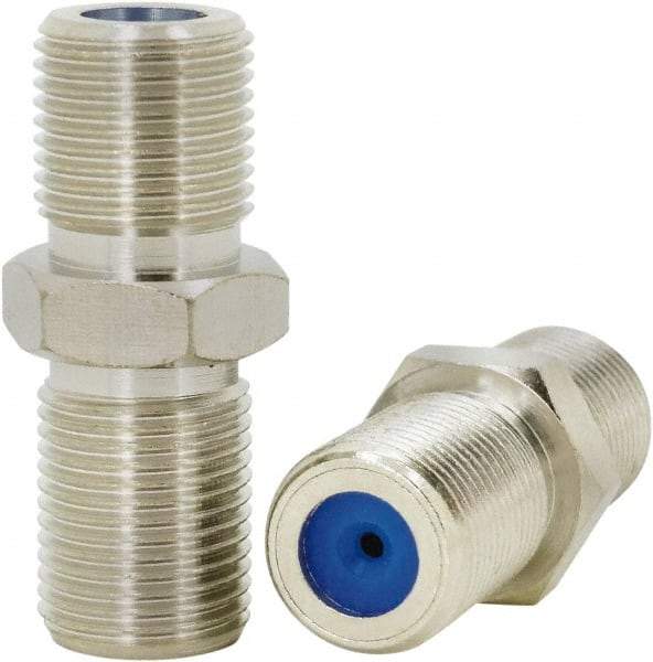 Ideal - 3 GHz, 75 Ohm, Straight, F Type Compression Coaxial Connector - USA Tool & Supply