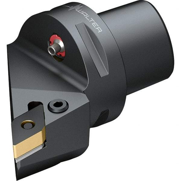 Walter - 93° Lead Angle, Indexable Turning Toolholder - 74mm OAL, Series PDJN-CAPTO-AUSSEN - USA Tool & Supply