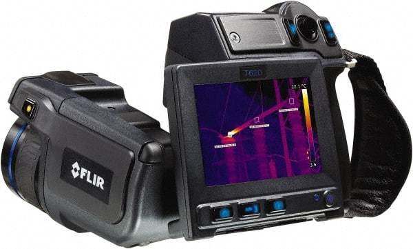 FLIR - -40 to 1,202°F (-40 to 650°C) Thermal Imaging IR Camera - 4.3" Color LCD Display, 1000 Image Storage Capacity, 640 x 480 Resolution - USA Tool & Supply