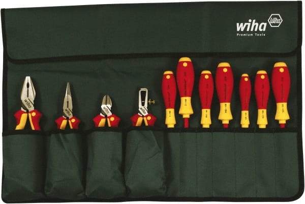 Wiha - 11 Piece Insulated Plier Set - Comes in Box - USA Tool & Supply