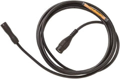 Fluke - Black Electrical Test Equipment Auxiliary Cable - Use with Fluke 1730 Energy Loggers - USA Tool & Supply