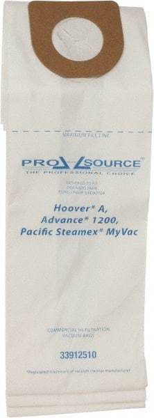 PRO-SOURCE - Meltblown Polypropylene & Paper Vacuum Bag - For Hoover A, Advance 1200 Vac & Pacific Steam MyVac - USA Tool & Supply