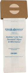 PRO-SOURCE - Meltblown Polypropylene & Paper Vacuum Bag - For Nobles Lite Trac, Tennant Viper & Whirlwind, Blue Star 16 Dual Motor Vac & V-HDU-14 - USA Tool & Supply