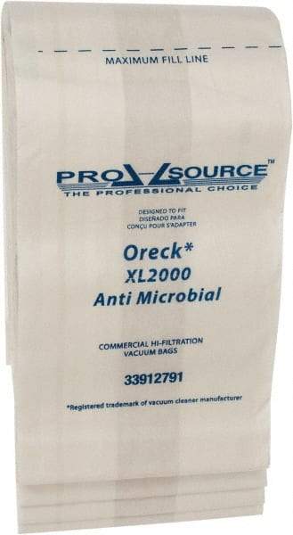 PRO-SOURCE - Meltblown Polypropylene & Paper Vacuum Bag - For Oreck XL2000, XL2000RHB, XL8000, XL9000, XL2000, XL2000RHB, XL2000RSB - USA Tool & Supply