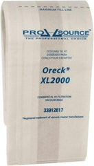 PRO-SOURCE - Paper Vacuum Bag - For Oreck XL2000, XL2000RHB, XL8000, XL9000, XL2000, XL2000RHB, XL2000RSB - USA Tool & Supply