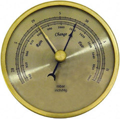 General - Inches of Hg/mbar Scale, Barometer - USA Tool & Supply