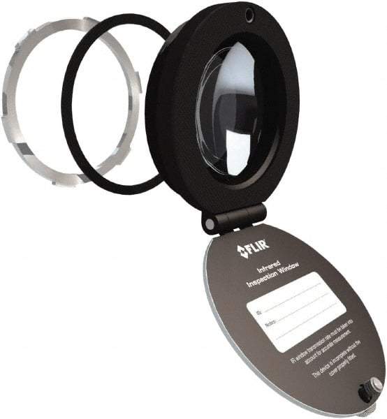 FLIR - 50mm (1.97\x94) Diam, Infrared Viewing Window - 1,590mm (2.46") View Area, 25.5mm (1") Thickness, Use with Thermal Imagers - USA Tool & Supply