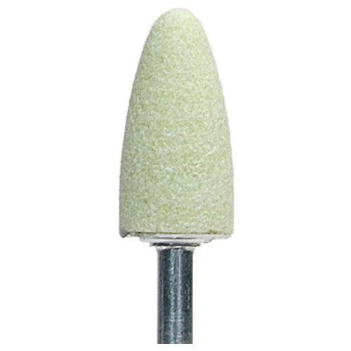 3/8″ × 3/4″ 1/8″ Spindle Quantum Mounted Point B52 80 Grit Ceramic Alumina - USA Tool & Supply