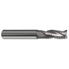 12mm Dia. - 93mm OAL - Variable Helix Bright CBD - End Mill - 3 FL - USA Tool & Supply