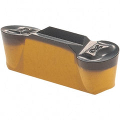 Iscar - 6030HFPR Grade IC8250, 6mm Cutting Width Carbide Grooving Insert - 3mm Max Depth of Cut, Right Hand, 3mm Corner Radius, TiCN/Al2O3/TiN Finish - USA Tool & Supply