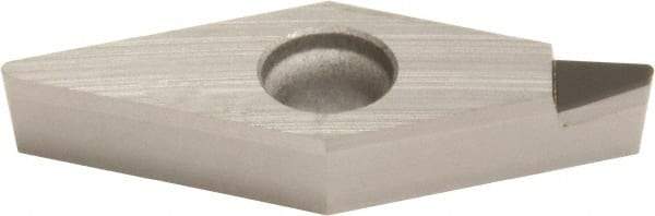 Sumitomo - NF-VCMX331 Grade DA1000 Polycrystalline Diamond (PCD) Turning Insert - 35° Diamond, 3/8" Inscr Circle, 3/16" Thick, 1/64" Corner Radius - USA Tool & Supply