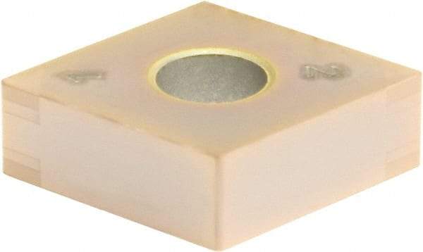 Sumitomo - 4NC-CNGA432 Grade BNC160 PCBN Turning Insert - TiN Finish, 80° Diamond, 1/2" Inscr Circle, 3/16" Thick, 1/32" Corner Radius - USA Tool & Supply